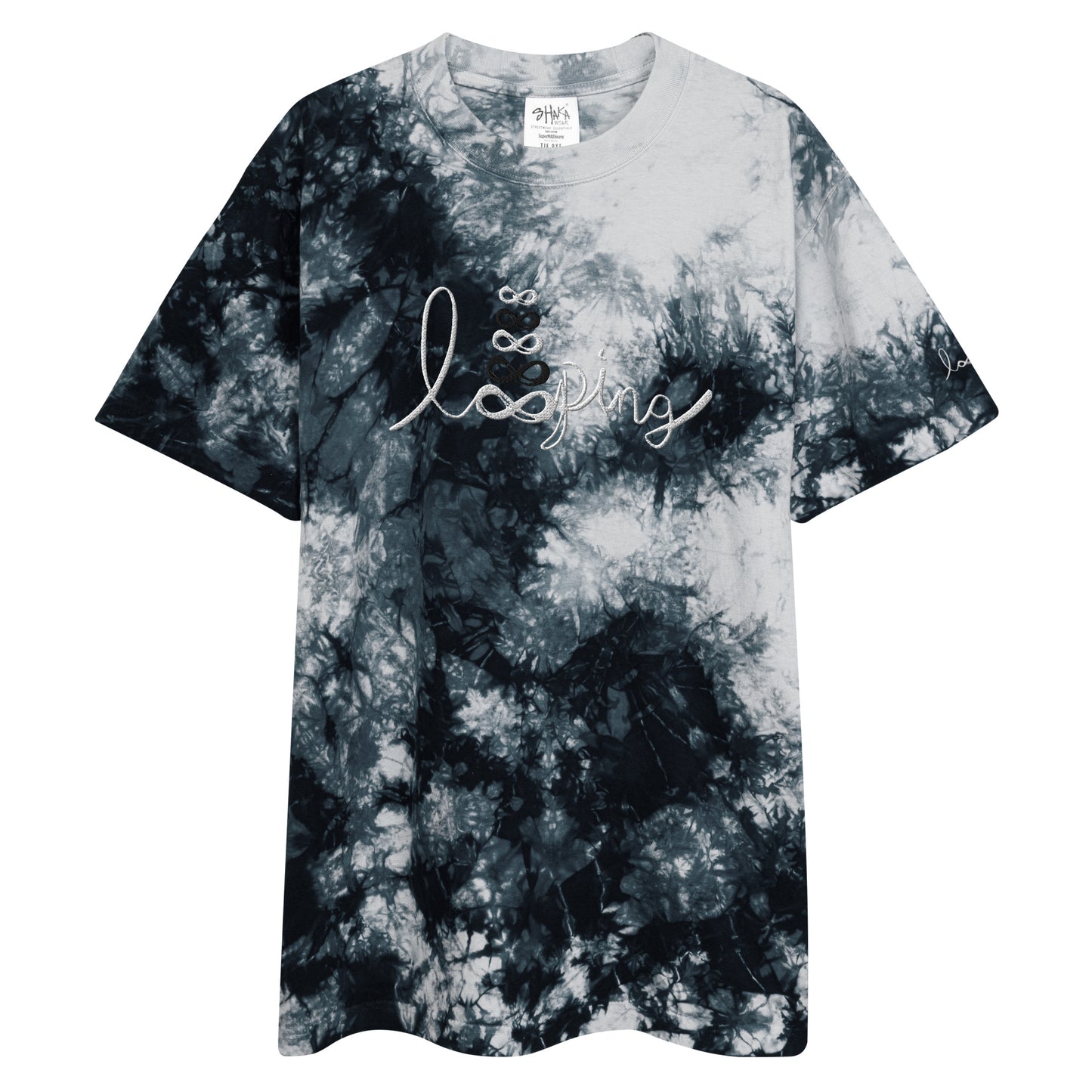tie-dye looping shirt