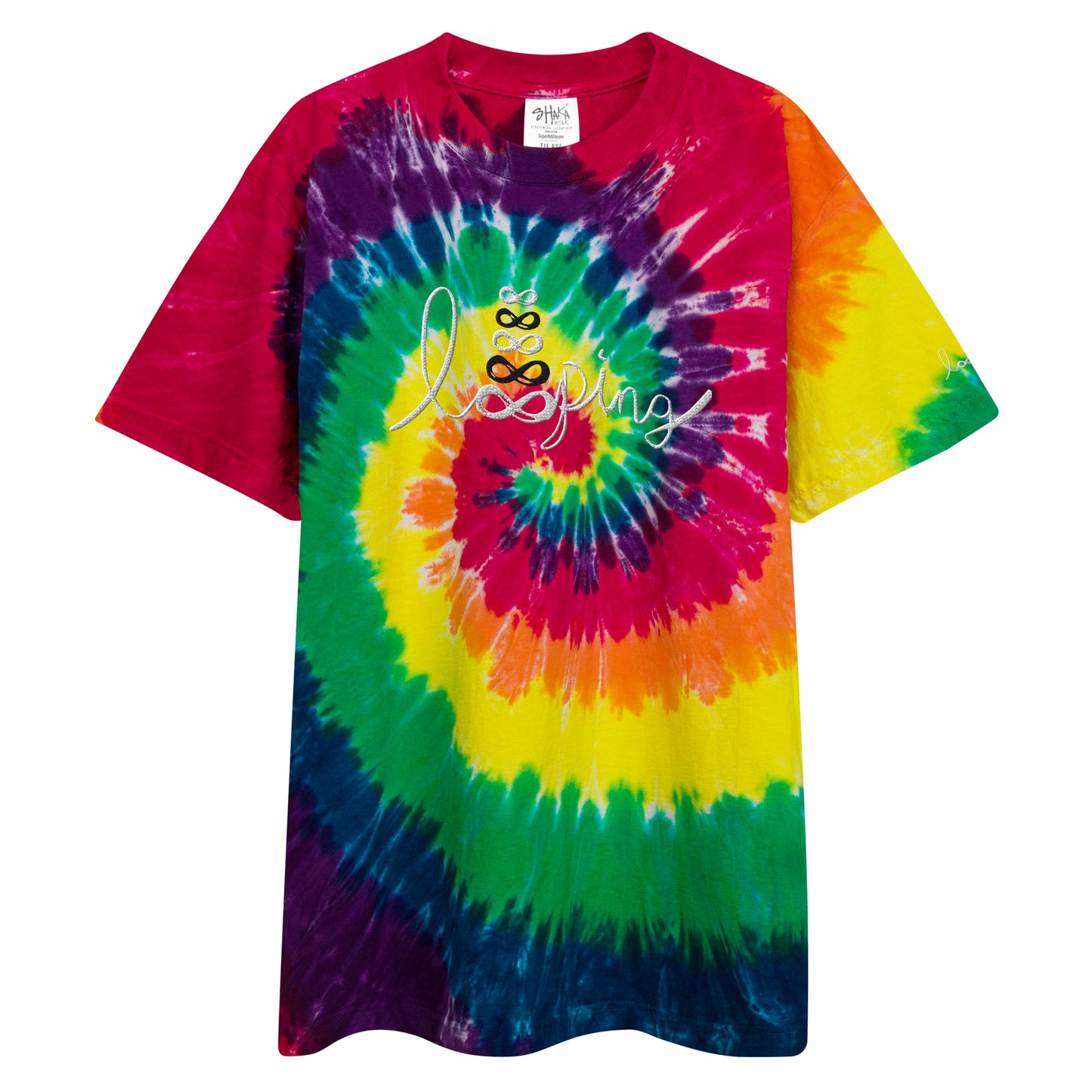 tie-dye looping shirt