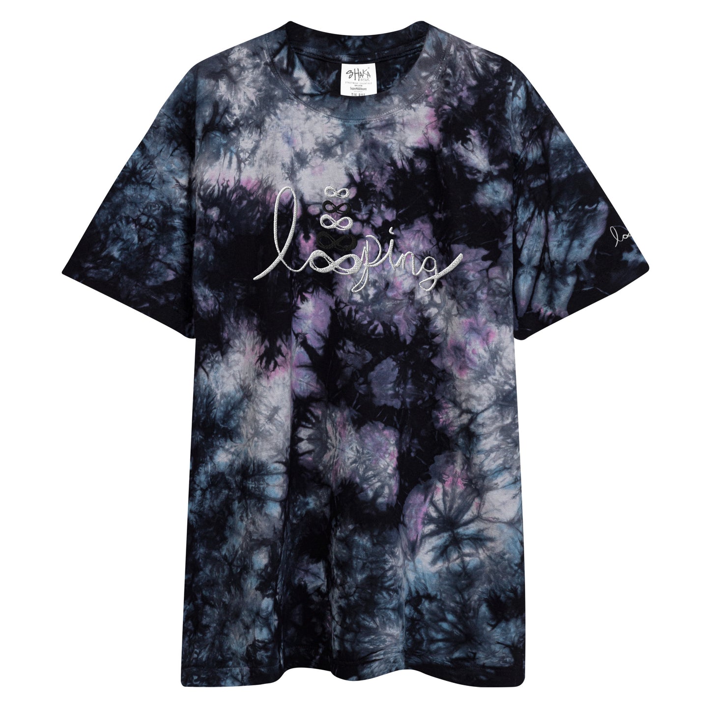 tie-dye looping shirt