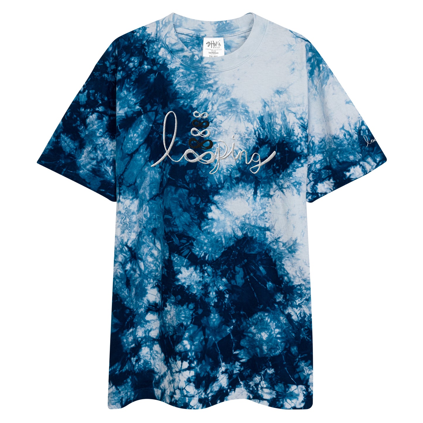tie-dye looping shirt