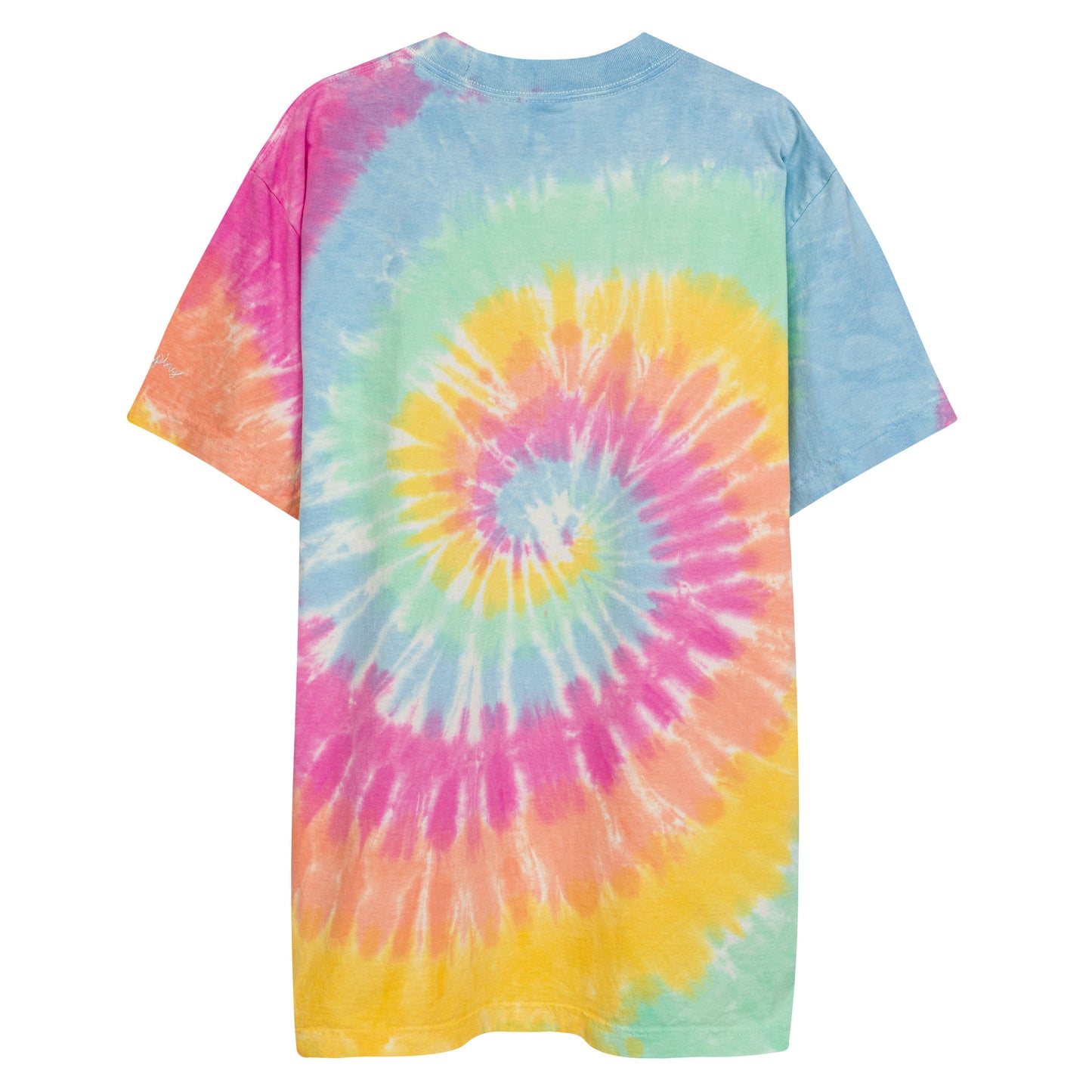 tie-dye looping shirt