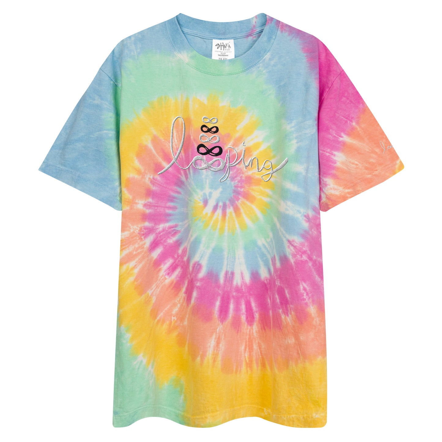 tie-dye looping shirt